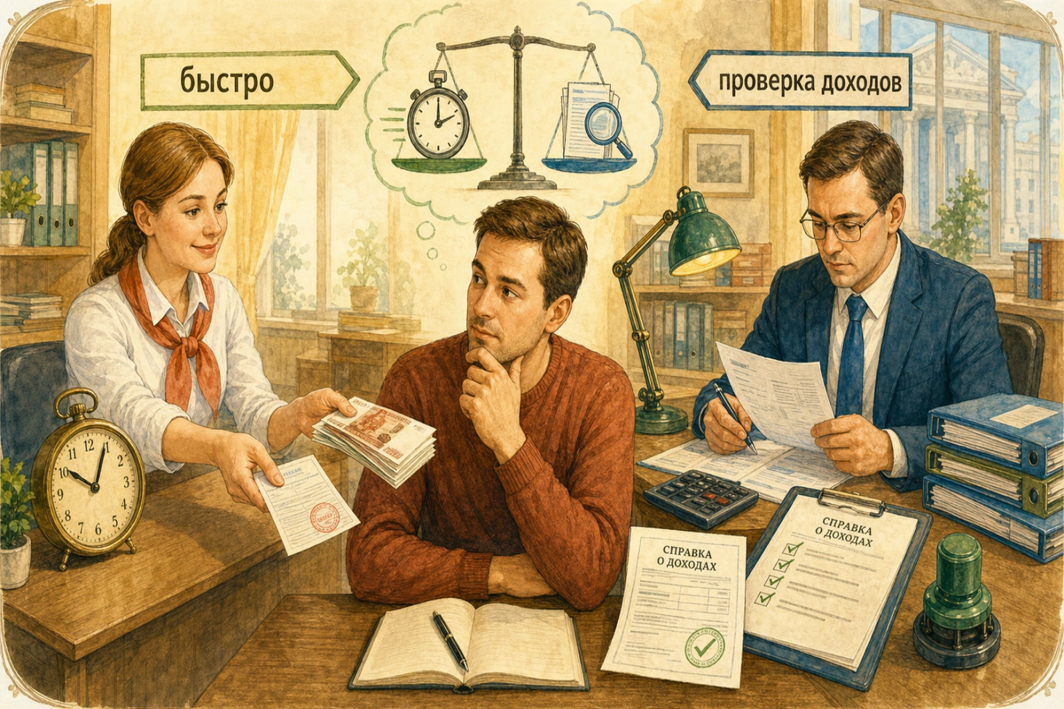 чем микрокредит отличается от банковского кредита Скорость выдачи против проверки доходов