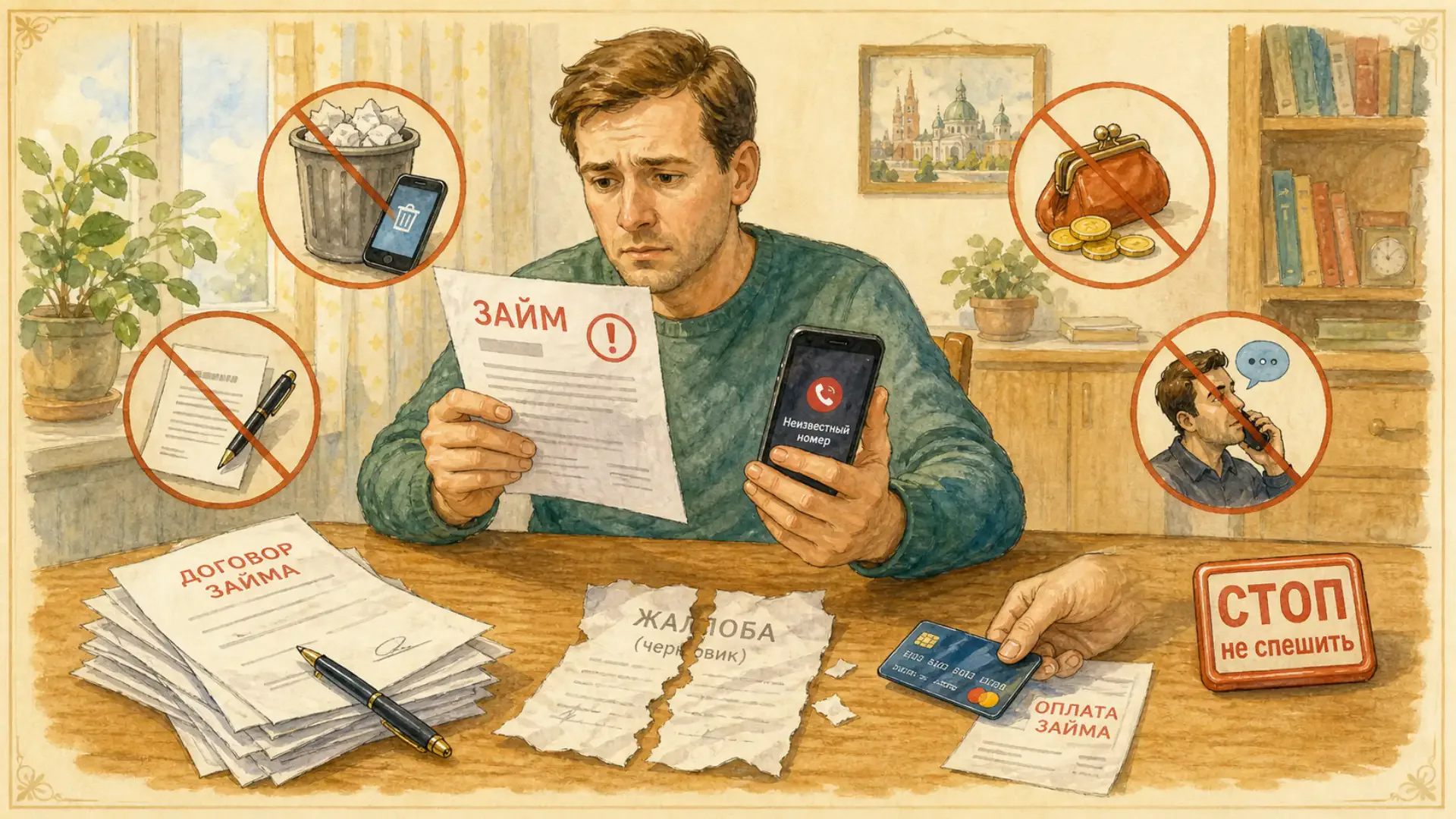 что делать если на меня оформили микрокредит Действия, которые только усугубят ситуацию с чужим займом