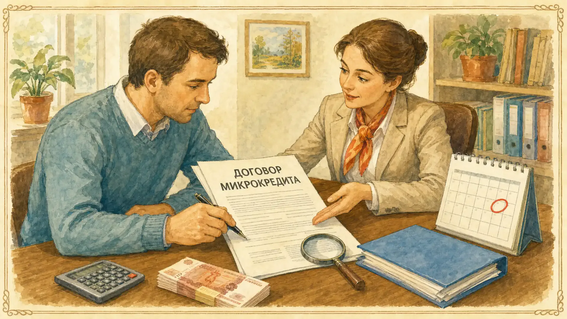 договор микрокредита