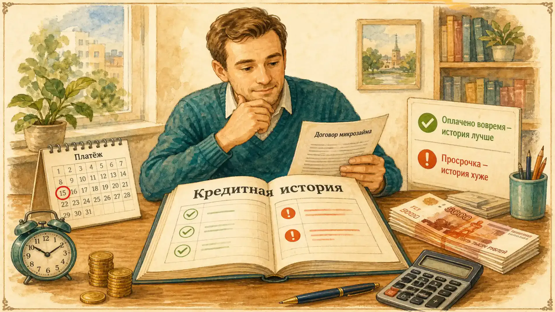 как микрокредиты влияют на кредитную историю