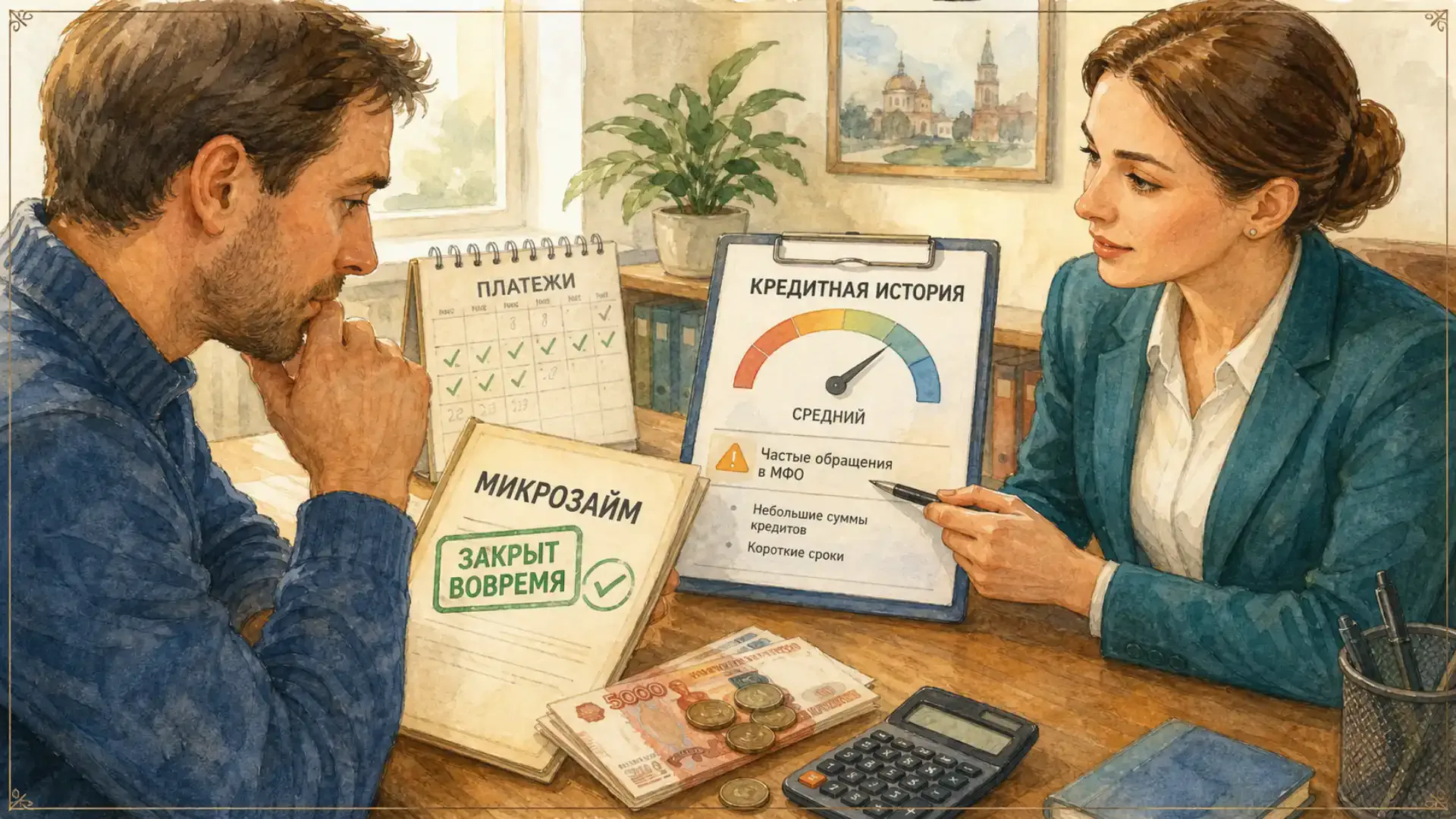 как микрокредиты влияют на кредитную историю Когда закрытый без задержек микрозайм работает против заемщика