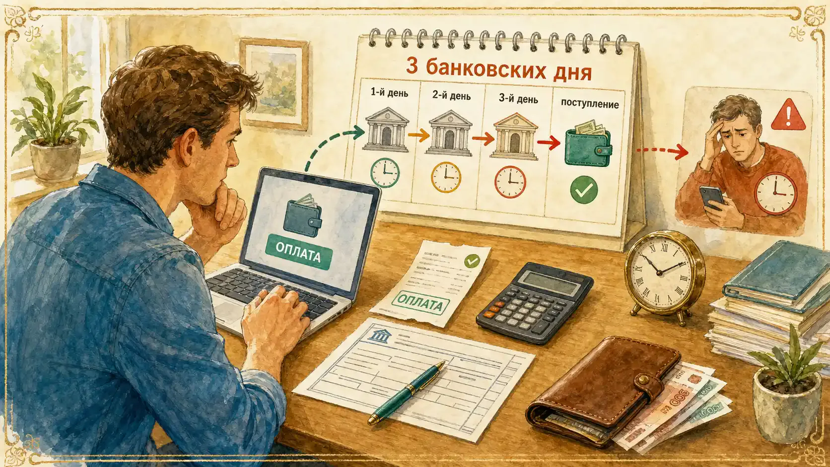 как оплатить займ до зарплаты без комиссии Три банковских дня задержки: где возникают случайные просрочки