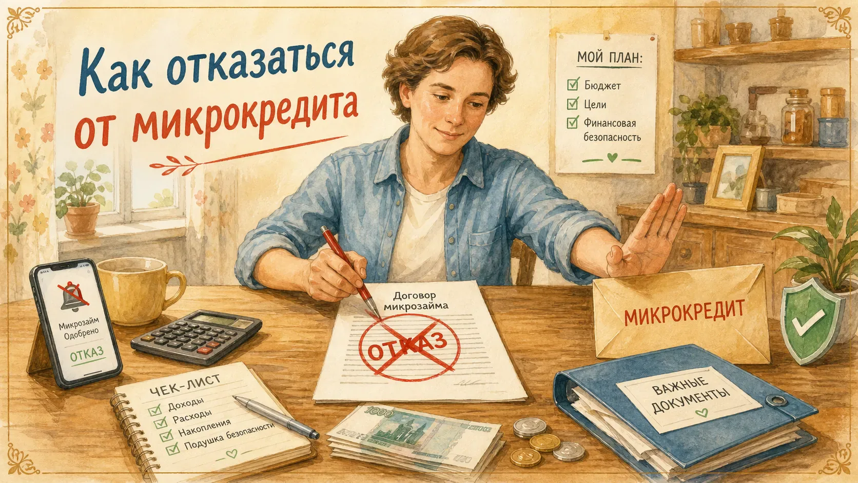 как отказаться от микрокредита