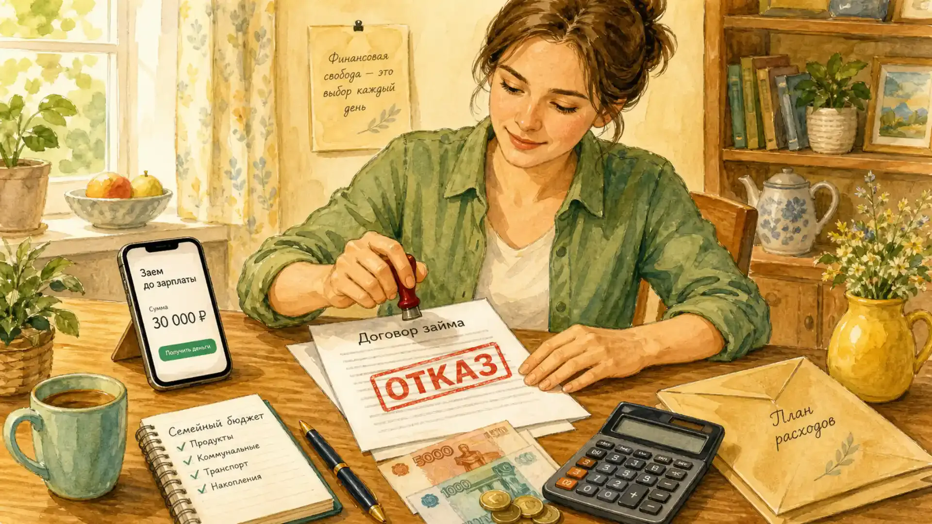 как отказаться от займа до зарплаты