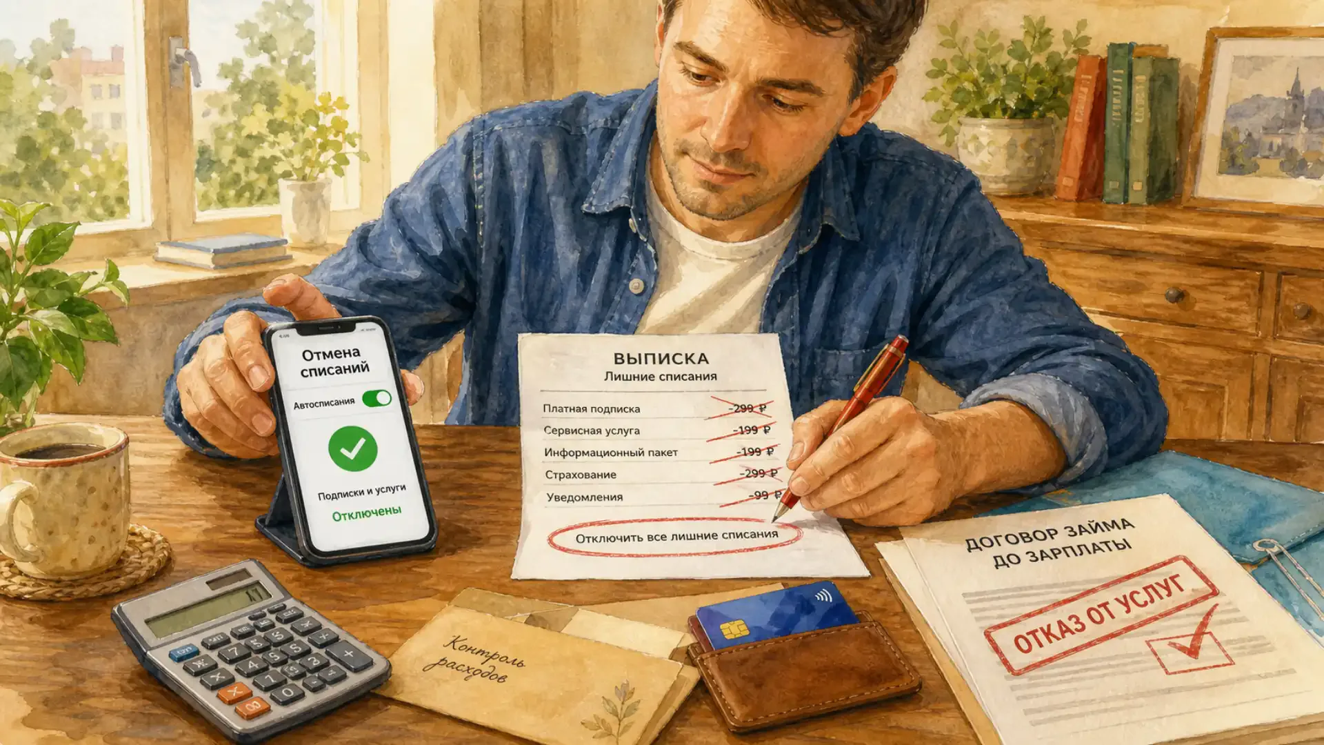 как отказаться от займа до зарплаты Откуда берутся лишние списания и как от них избавиться