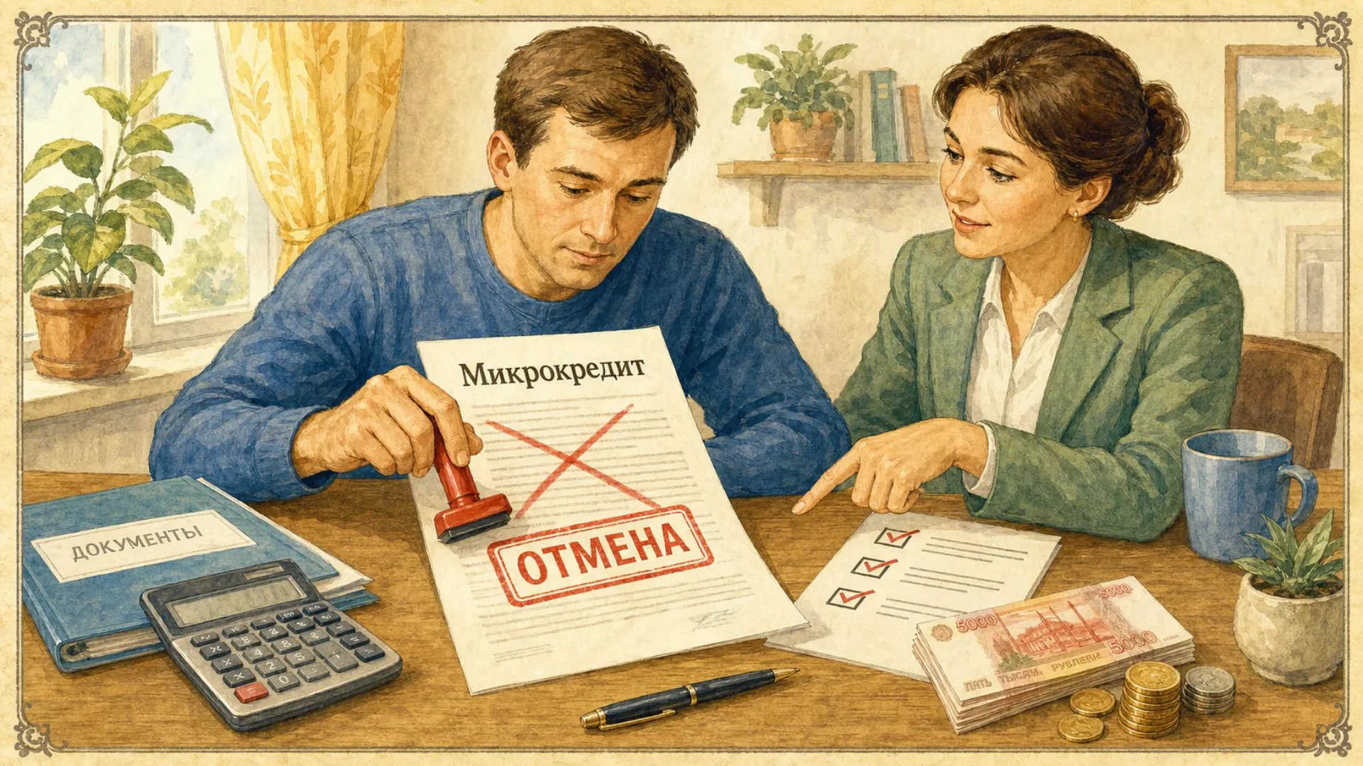 как отменить микрокредит