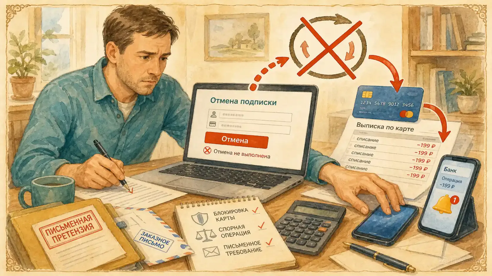 как отписаться от платных услуг микрокредитов Когда ввод данных на странице отмены не останавливает списания
