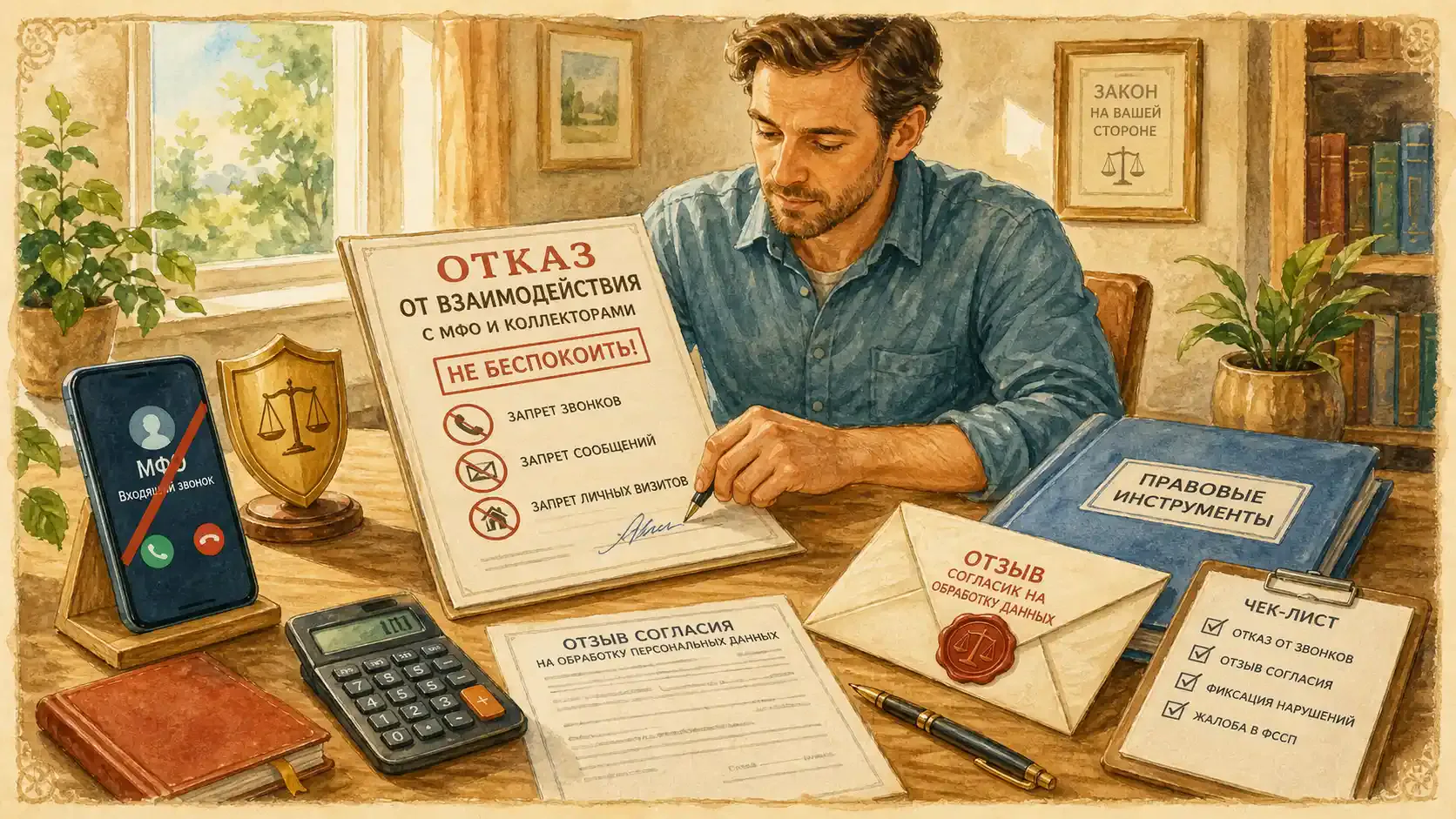 как сделать чтобы микрокредиты не звонили Юридические рычаги: отказ от взаимодействия и отзыв персональных данных