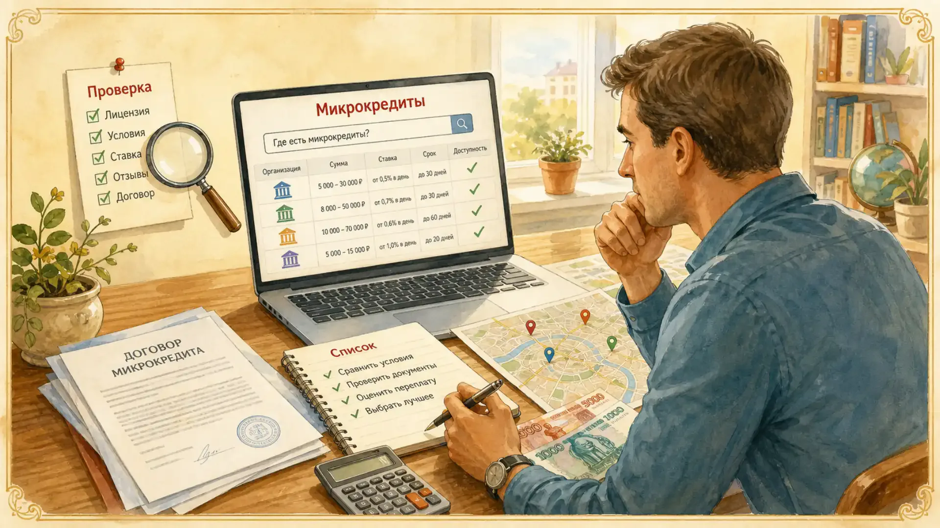 как узнать где есть микрокредиты