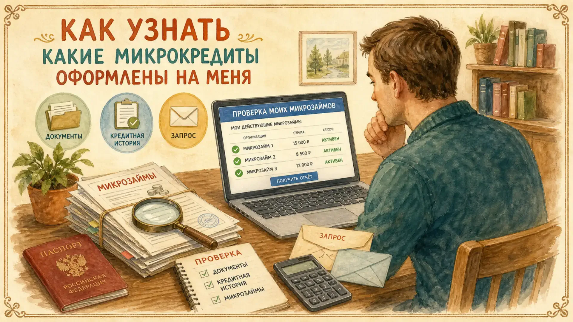как узнать какие микрокредиты оформлены на меня