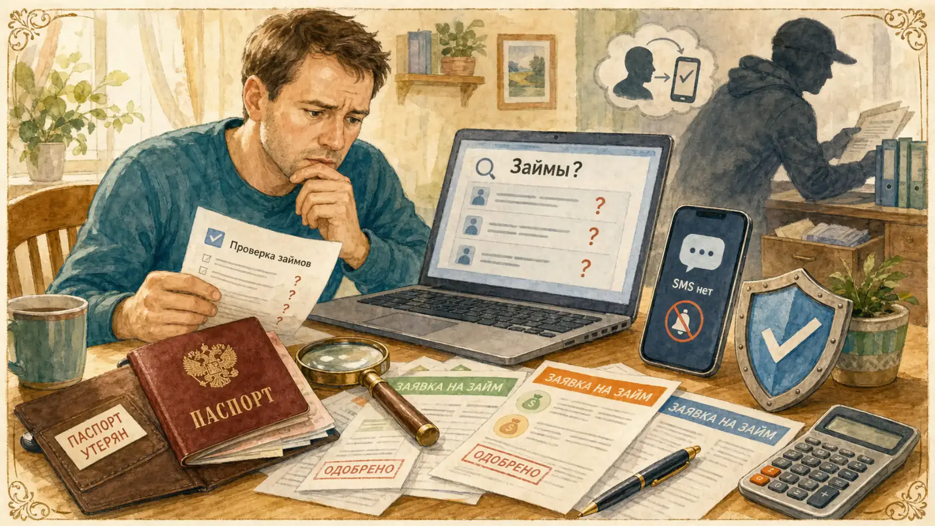 как узнать какие микрокредиты оформлены на меня Паспорт утерян, а SMS не приходят: как мошенники обходят проверки МФО