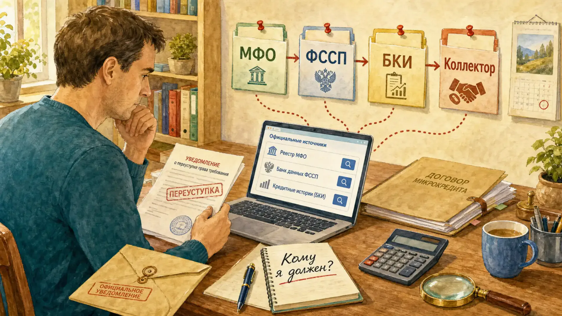 как узнать кому я должен по микрокредитам Где искать данные, если договор уже передали коллекторам
