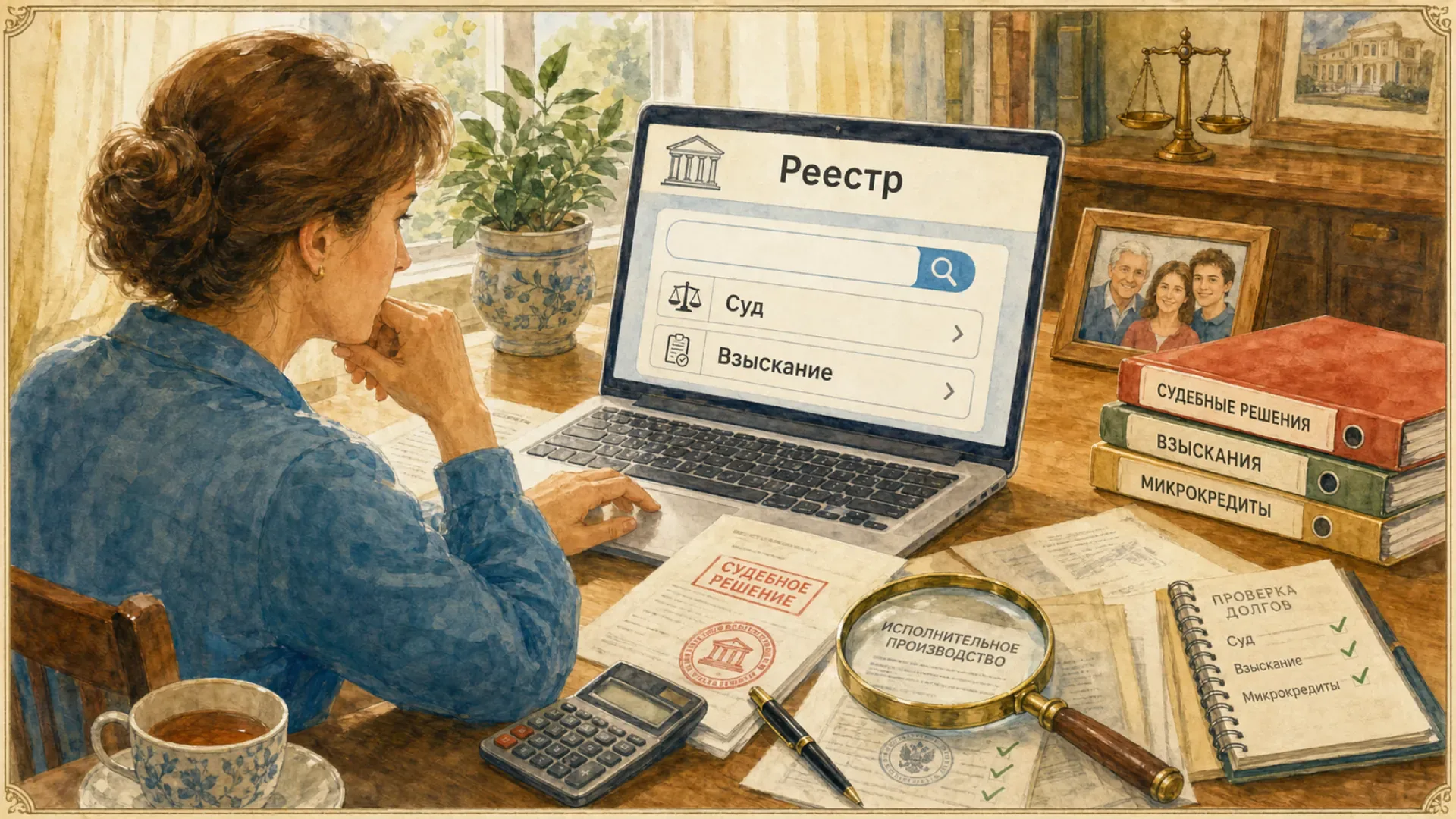 как узнать сколько микрокредитов у родственника Поиск судебных решений и взысканий в открытых реестрах