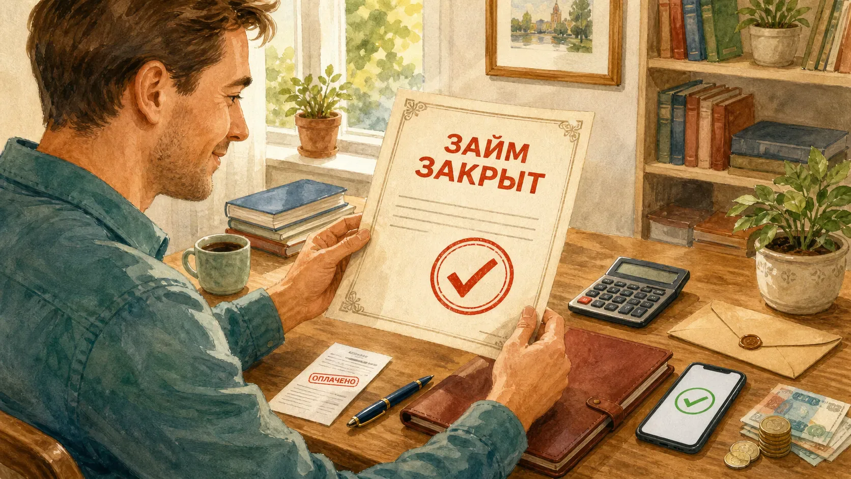 как вернуть микрокредит Подтверждение полного закрытия займа