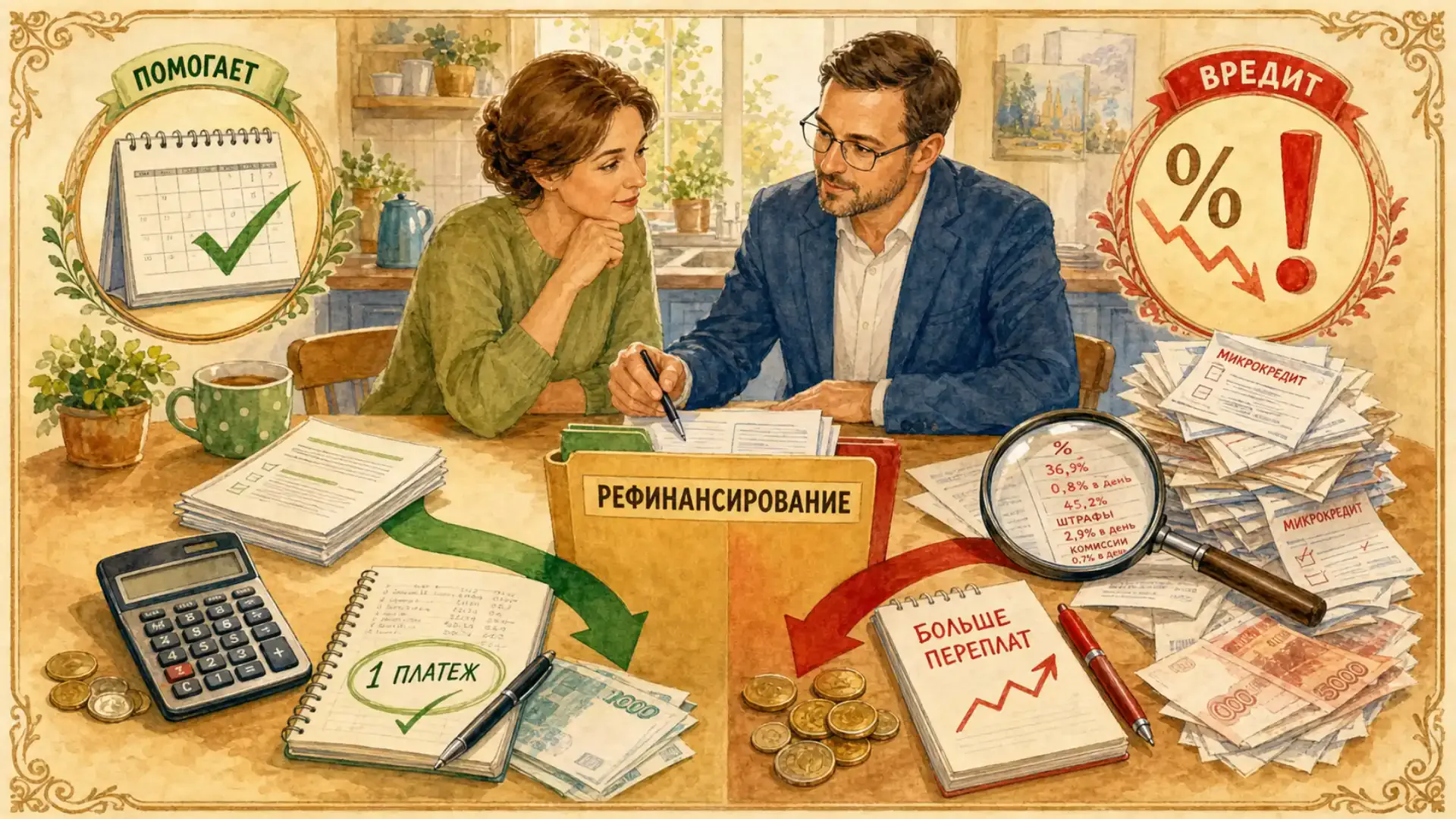 как закрыть микрокредиты Когда рефинансирование действительно помогает, а когда вредит