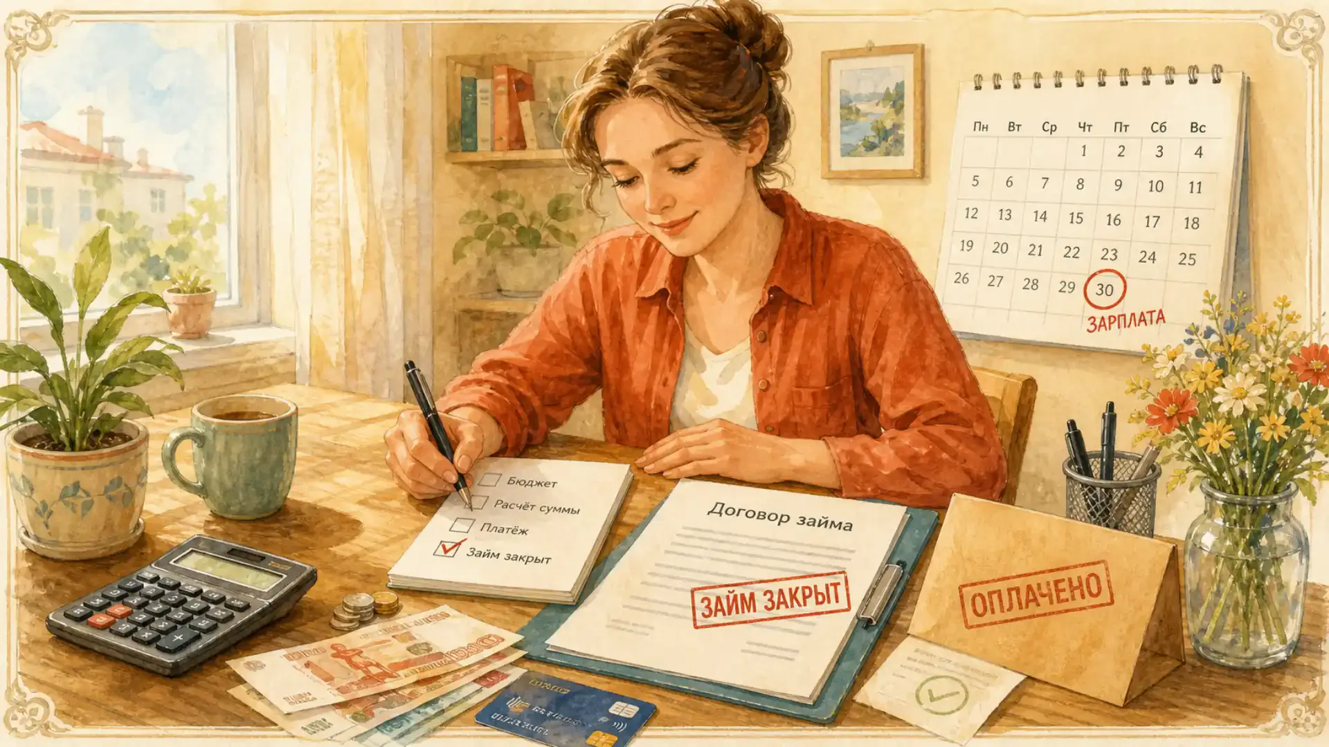 как закрыть займ до зарплаты