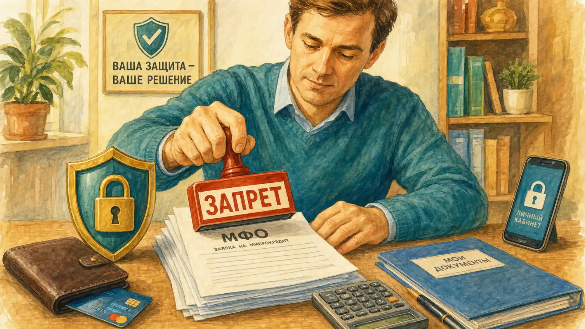 как запретить оформление микрокредитов