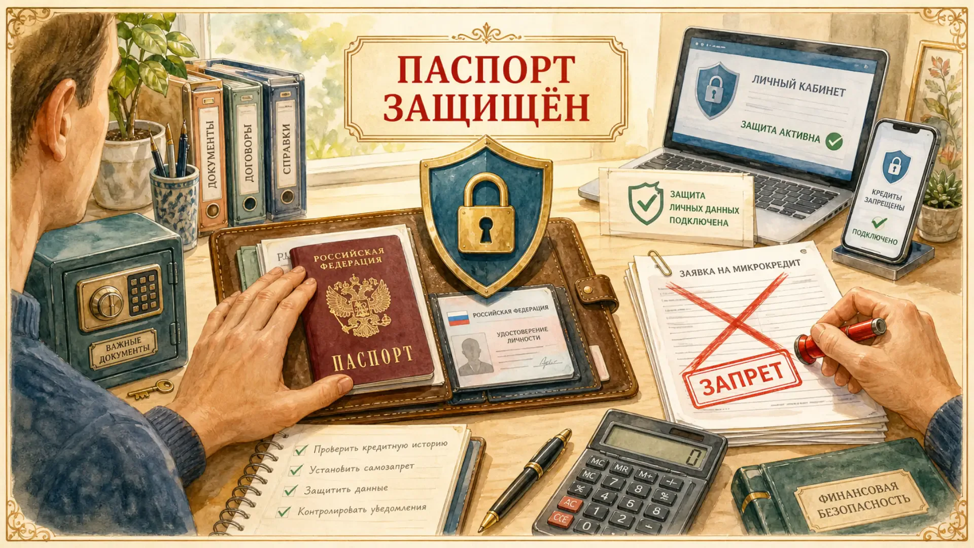 как запретить оформление микрокредитов Безопасность паспорта и защита от микрокредита на чужое имя