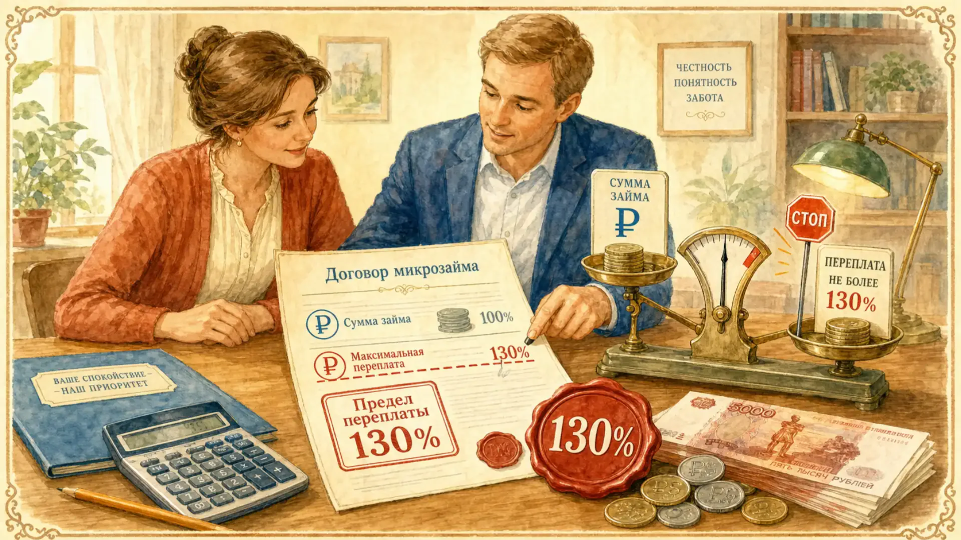 максимальный процент по микрокредиту Ограничение совокупной переплаты на уровне 130% от тела займа