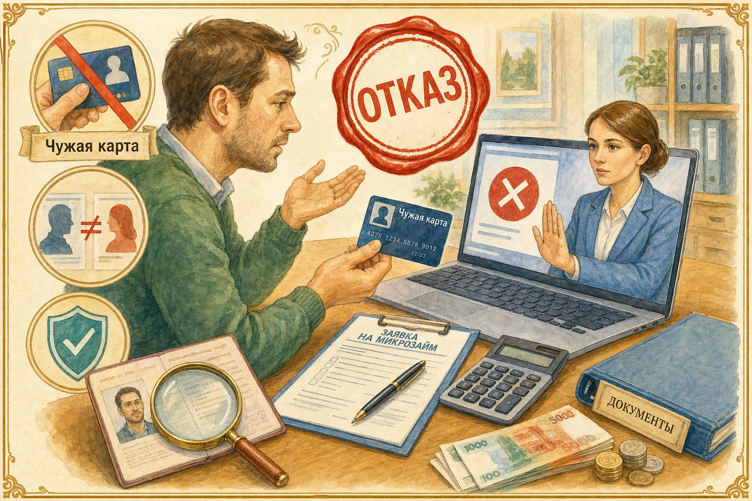 микрокредит без карты Почему попытка задействовать чужую карту гарантирует отказ