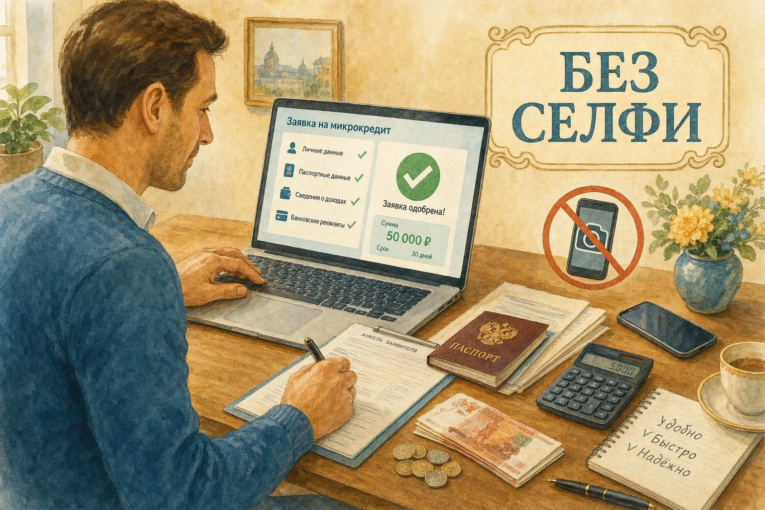 микрокредит без селфи