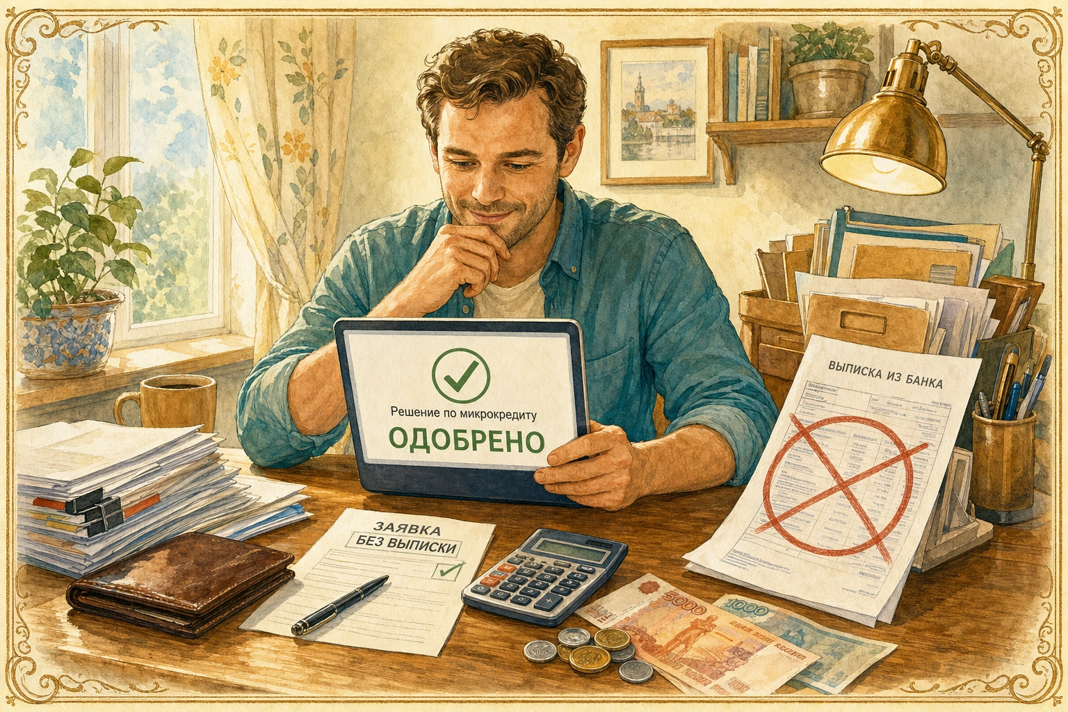 микрокредит без выписки