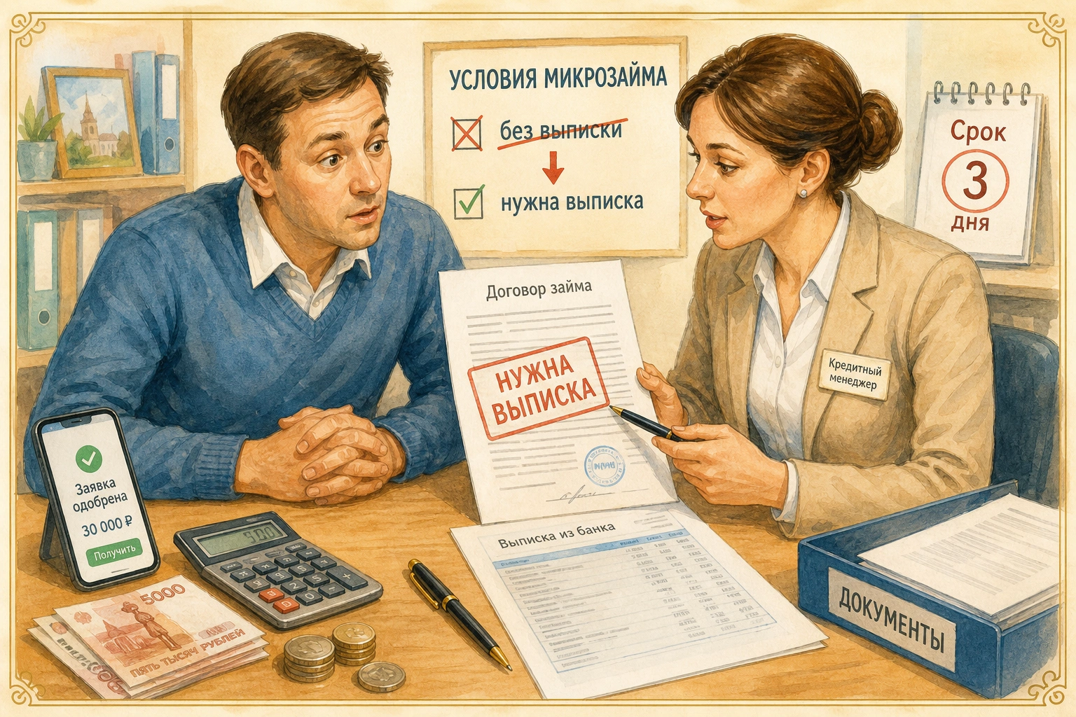 микрокредит без выписки Причины, по которым кредитор внезапно меняет условия и запрашивает выписку