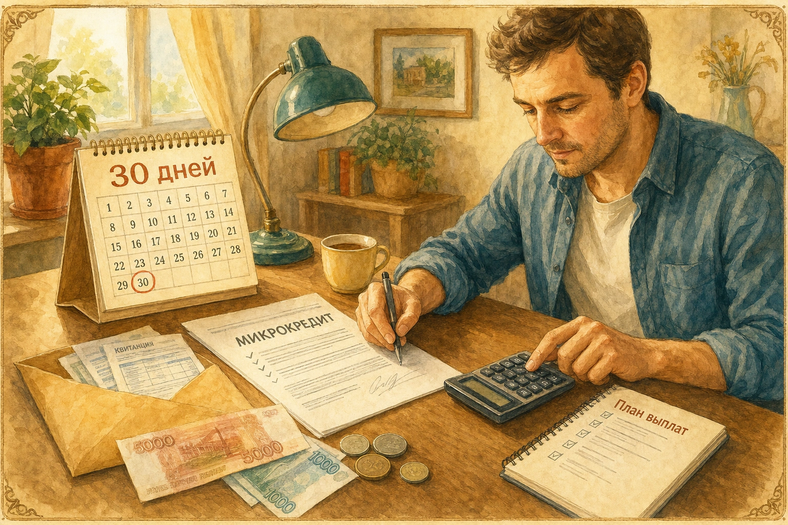 микрокредит на месяц