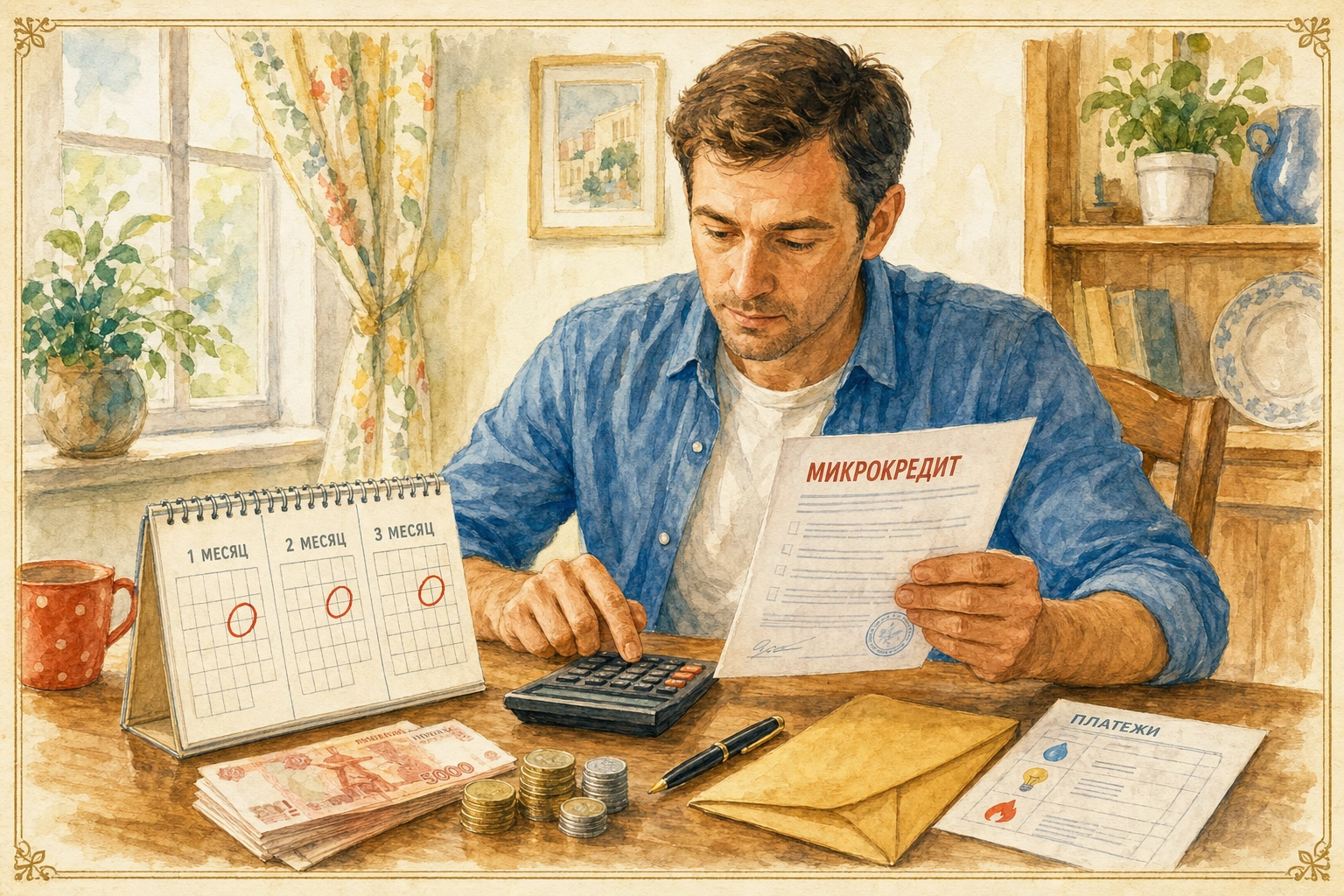 микрокредит на несколько месяцев