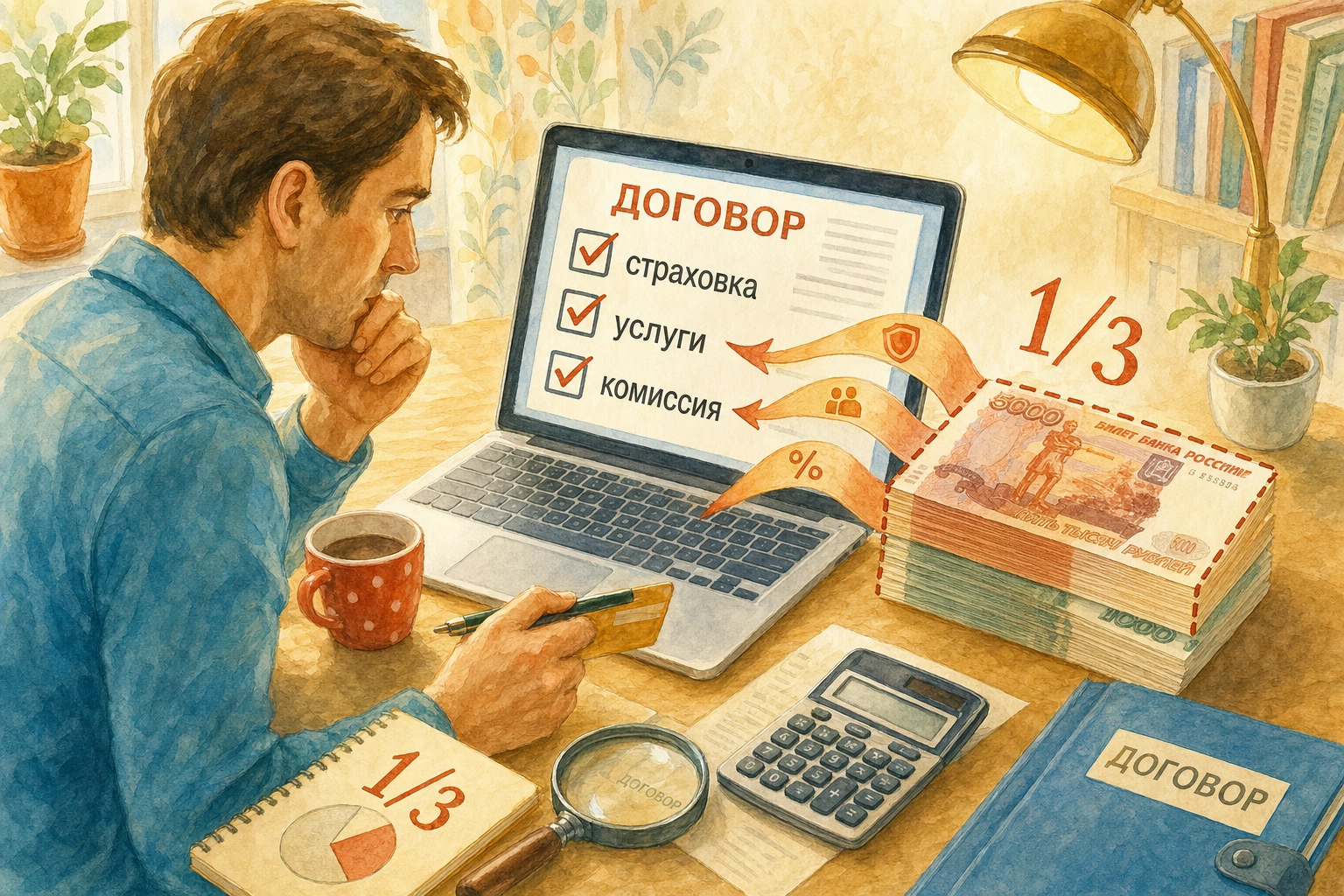 микрокредит онлайн Галочки в электронном договоре, забирающие до трети суммы