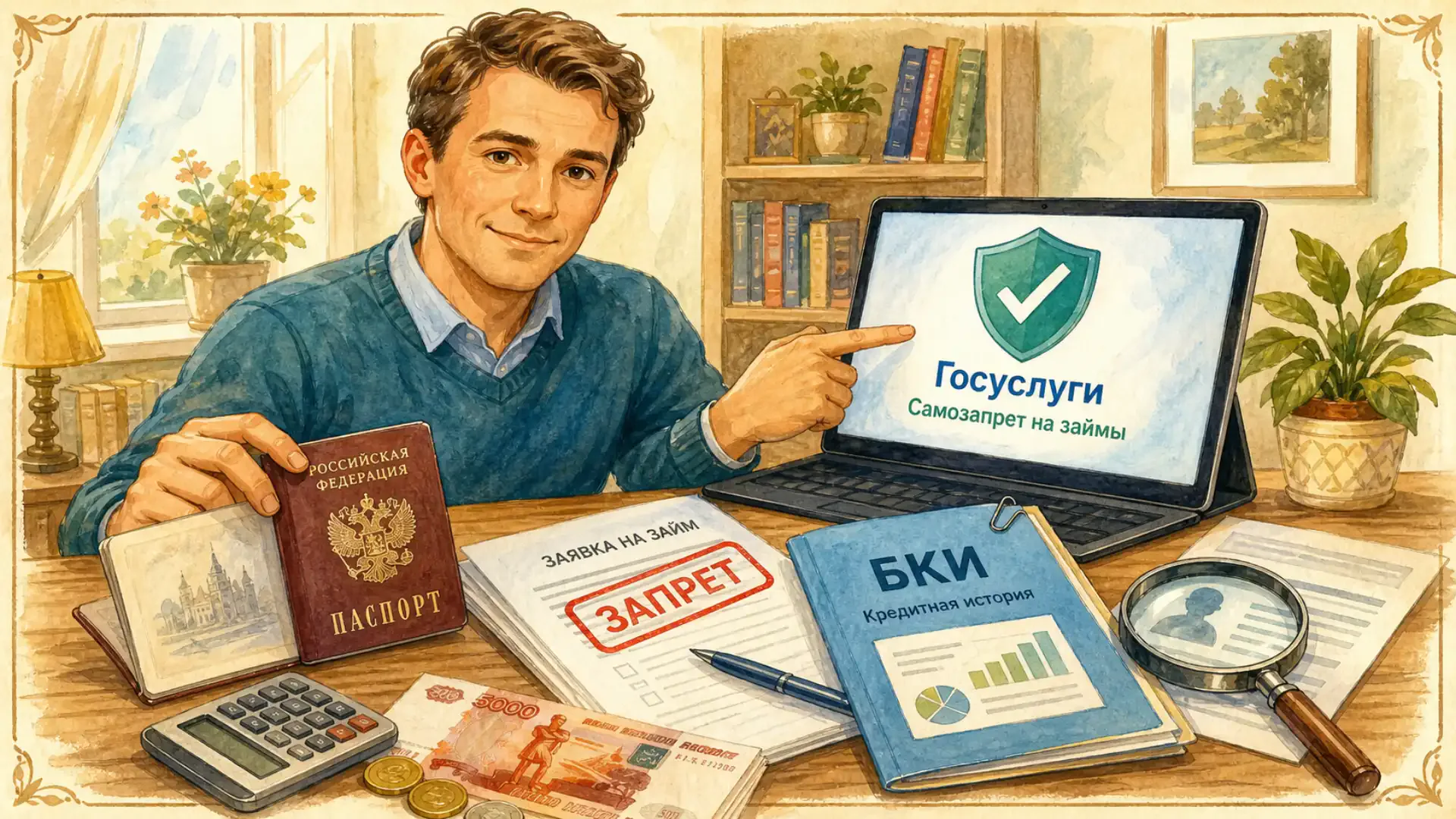 микрокредит по чужому паспорту Полный самозапрет на займы через Госуслуги и контроль БКИ