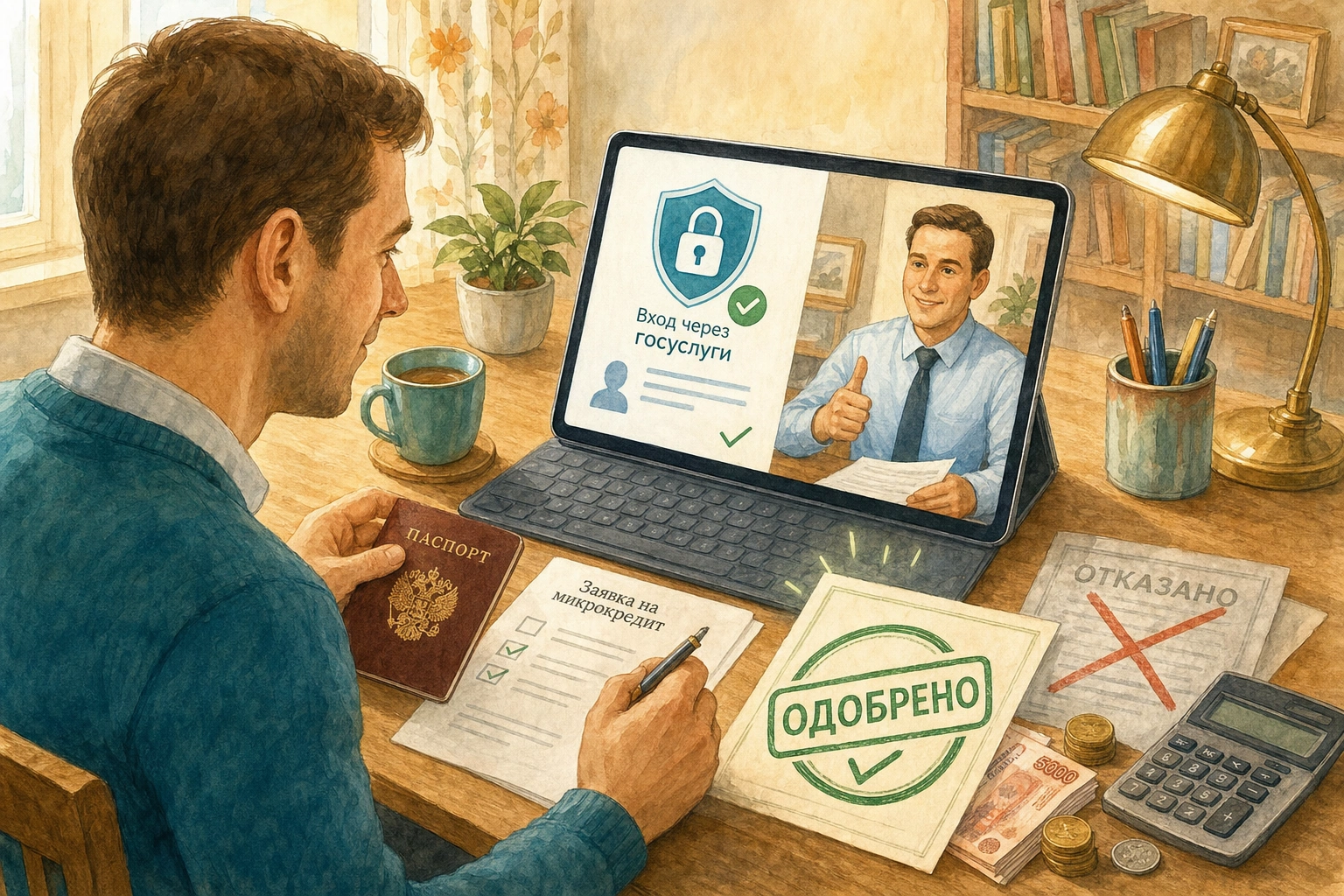 микрокредит по паспорту Авторизация через Госуслуги повышает вероятность одобрения и снижает риск отказа