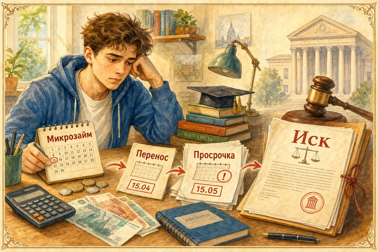 микрокредит студенту Когда перенос срока оплаты превращает мелкий долг в судебный иск