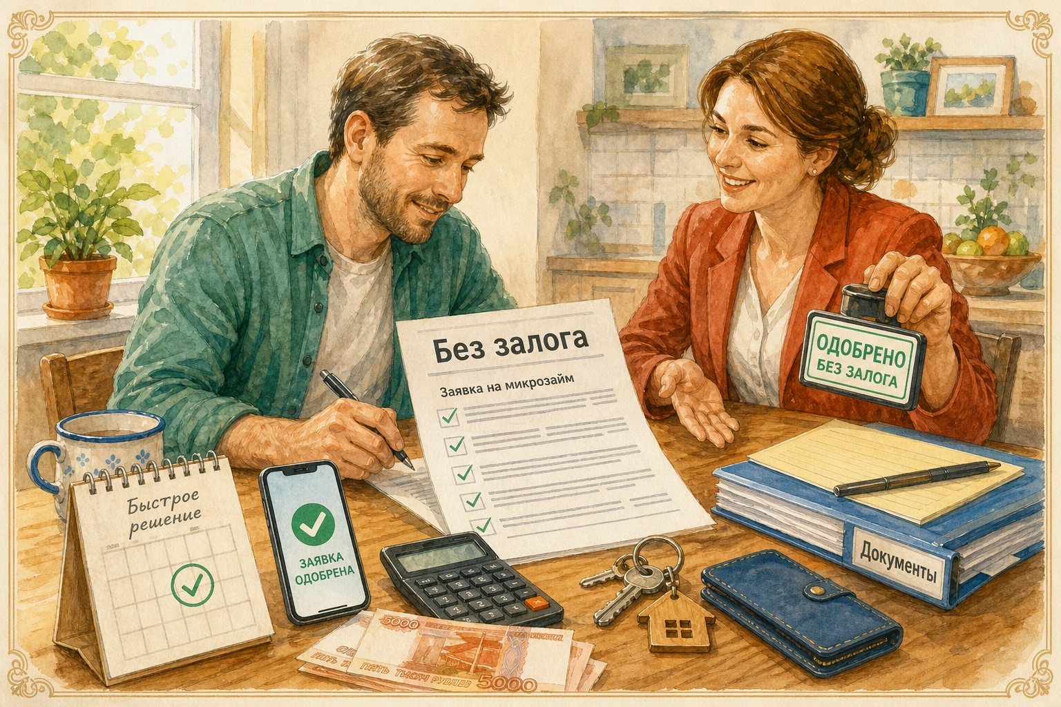 микрозайм без залога