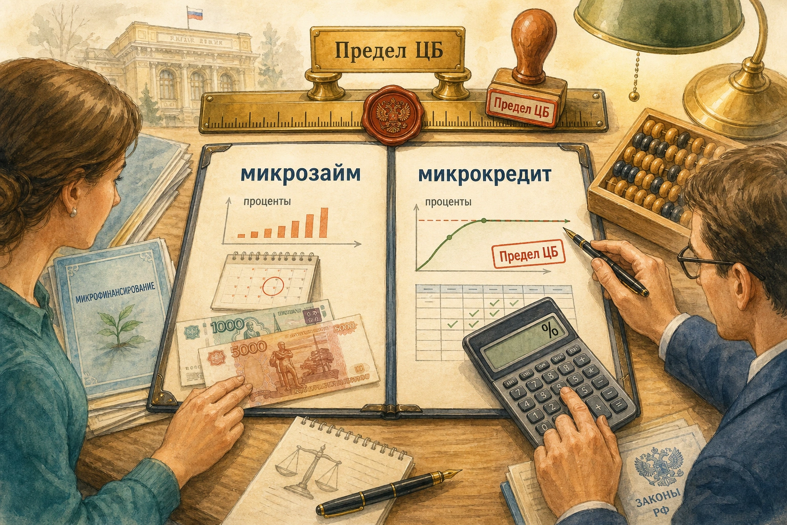 микрозайм и микрокредит в чем разница Как начисляются проценты и где законы ЦБ РФ ставят жесткий предел