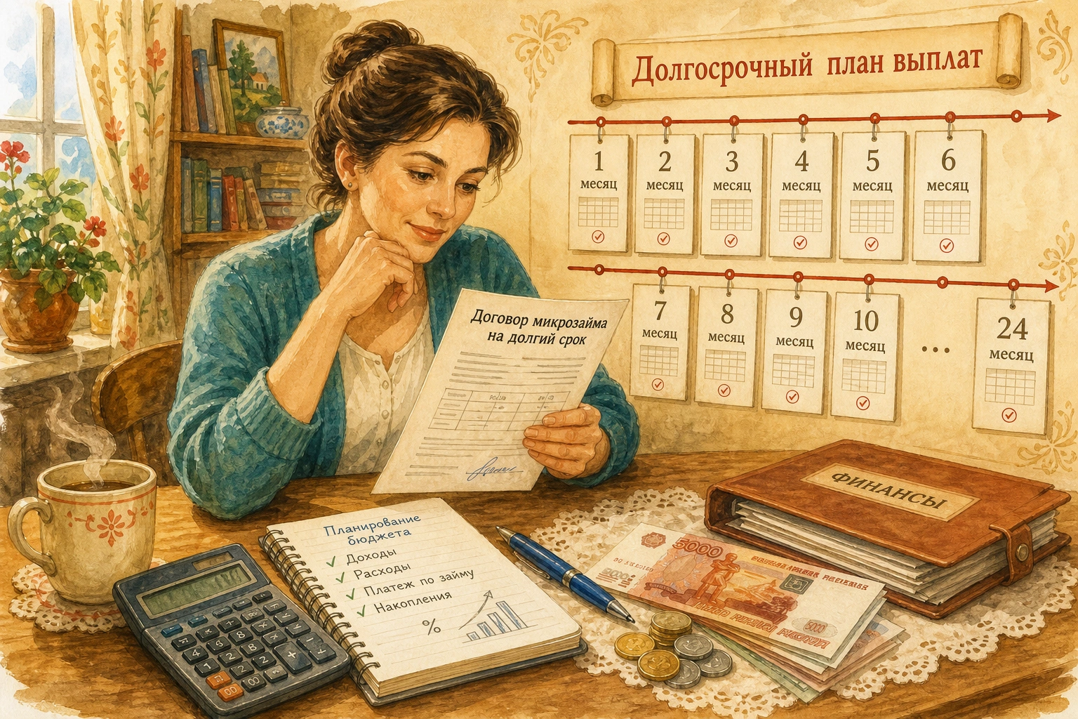 микрозайм на долгий срок