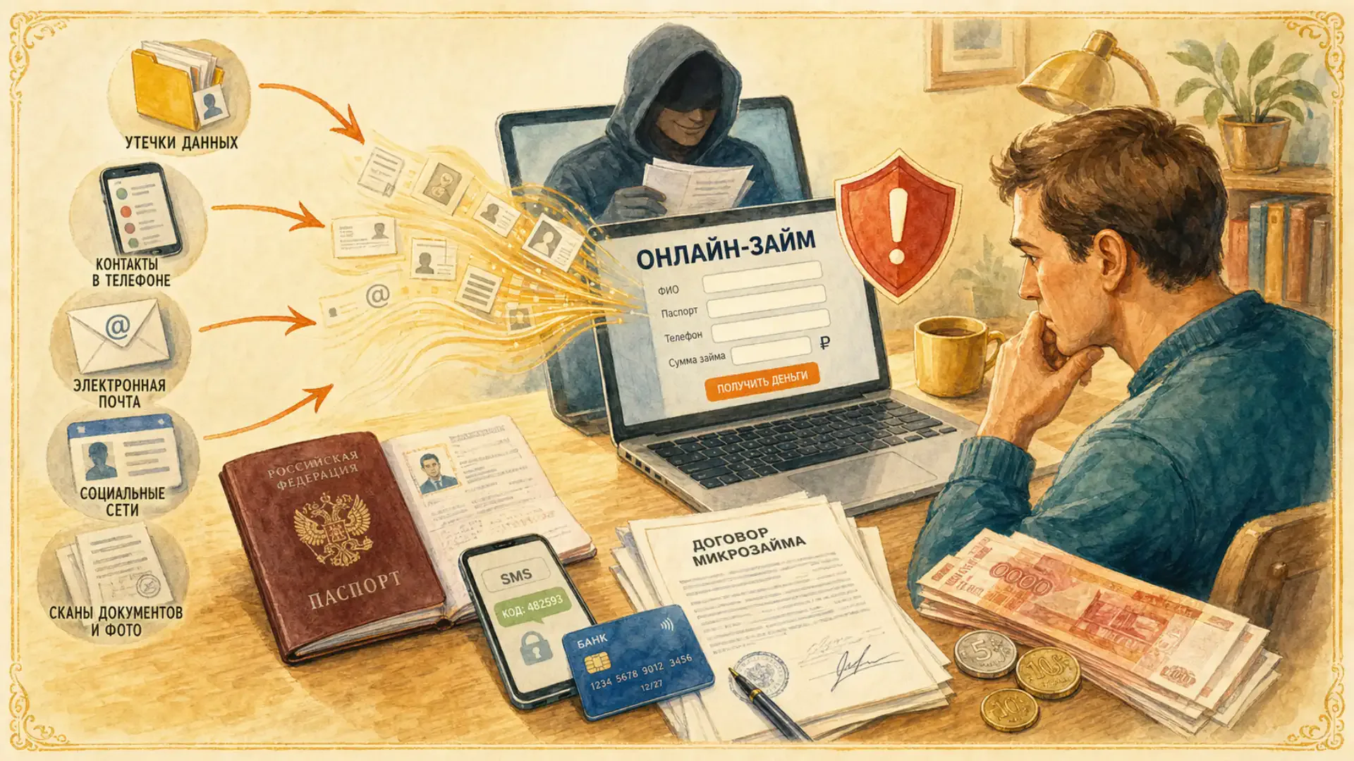 мошенничество с микрокредитами Где мошенники берут данные и как оформляют онлайн-займы