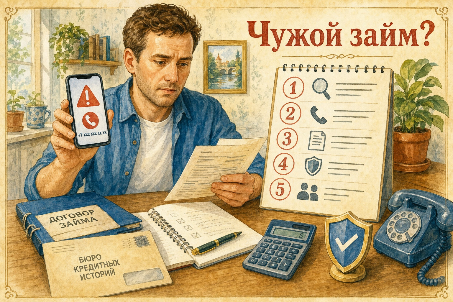 можно ли взять микрокредит по номеру телефона Пять шагов при обнаружении чужого займа на свой номер