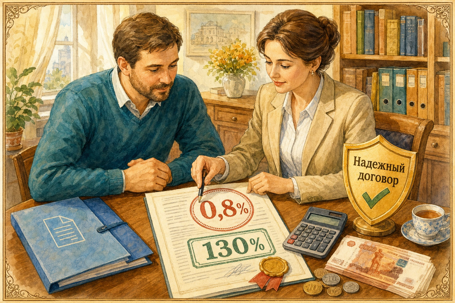 надежные микрозаймы Предельная ставка 0,8 процента и лимит переплаты 130 процентов