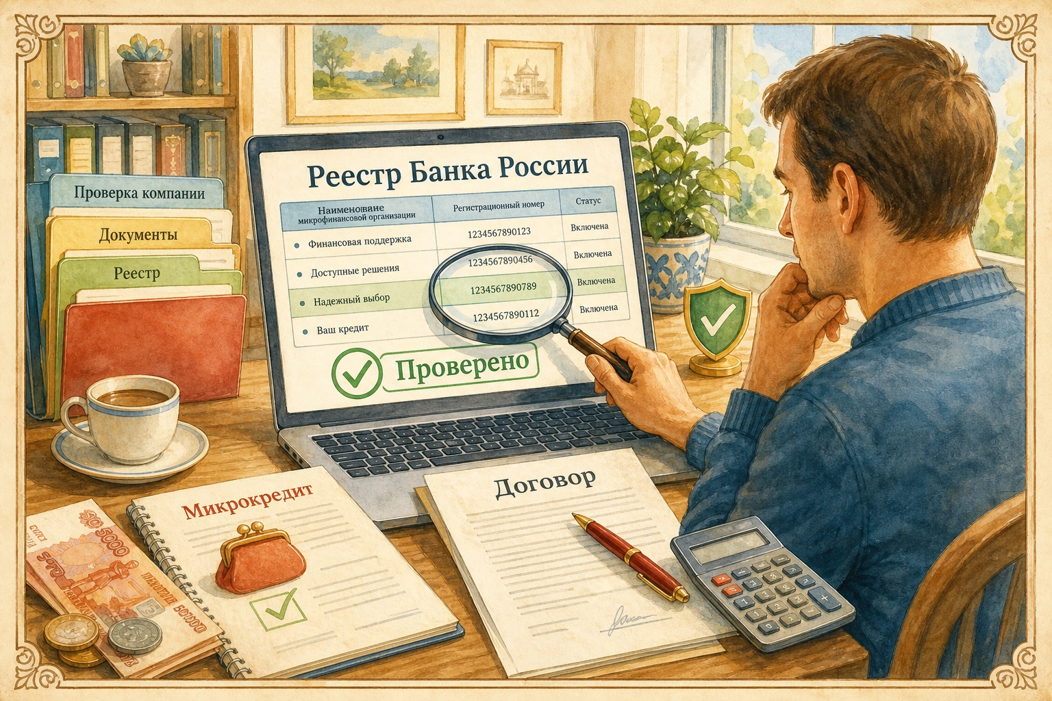 первый микрокредит Проверка компании в государственном реестре Банка России