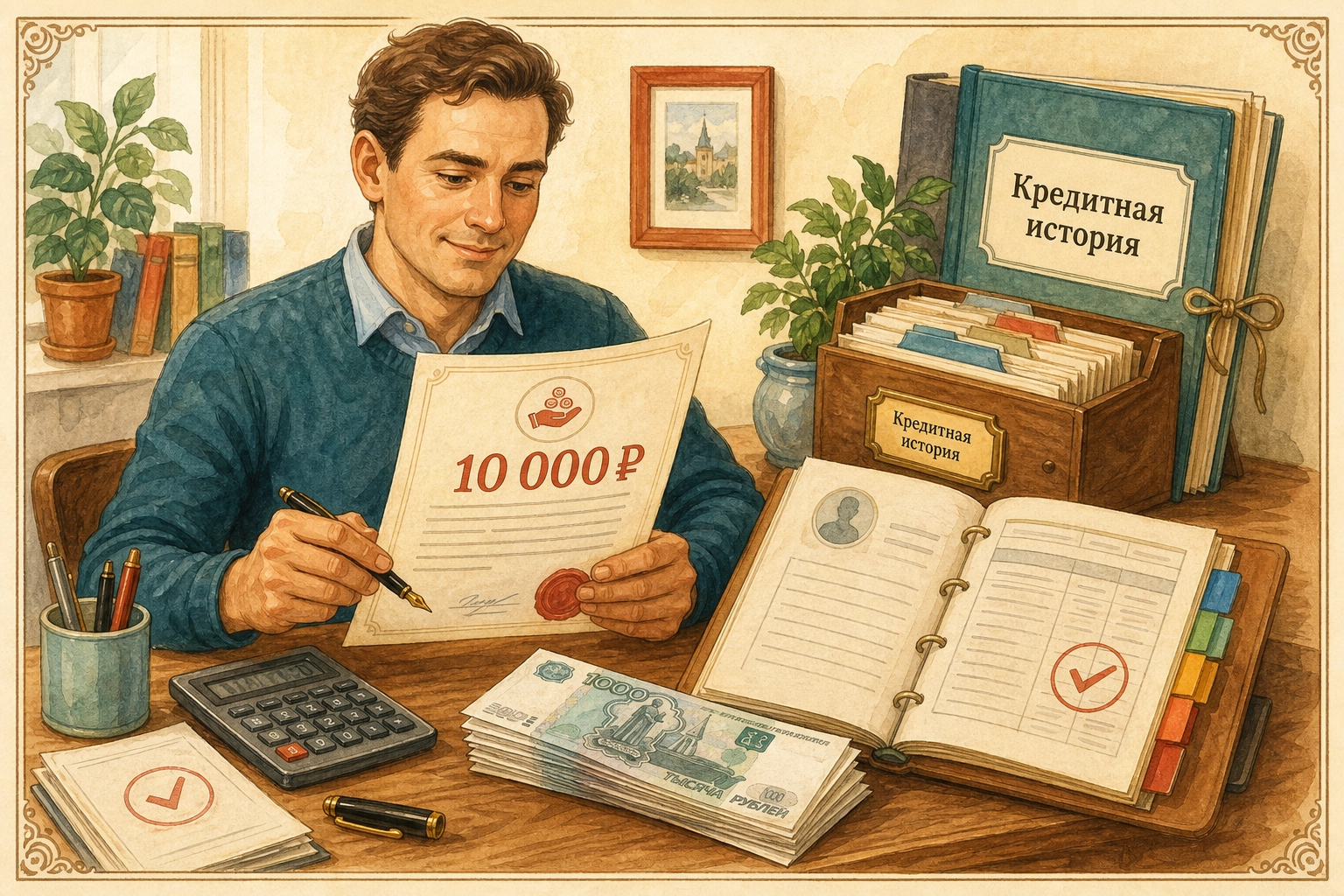 первый микрокредит Первые 10 000 рублей в бюро кредитных историй