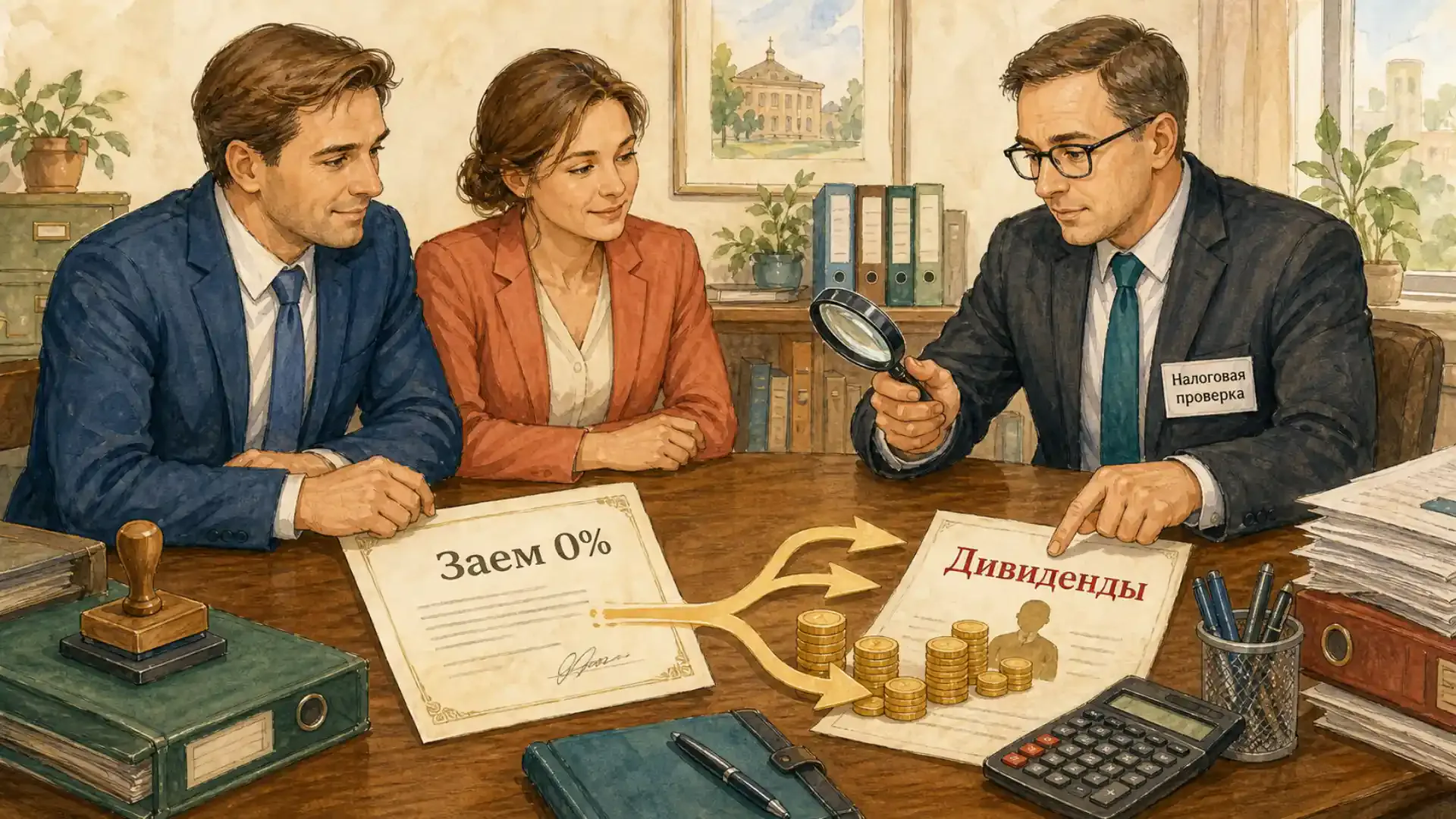 последствия займа между юрлицами без процентов Почему налоговая инспекция переквалифицирует договор в выплату дивидендов