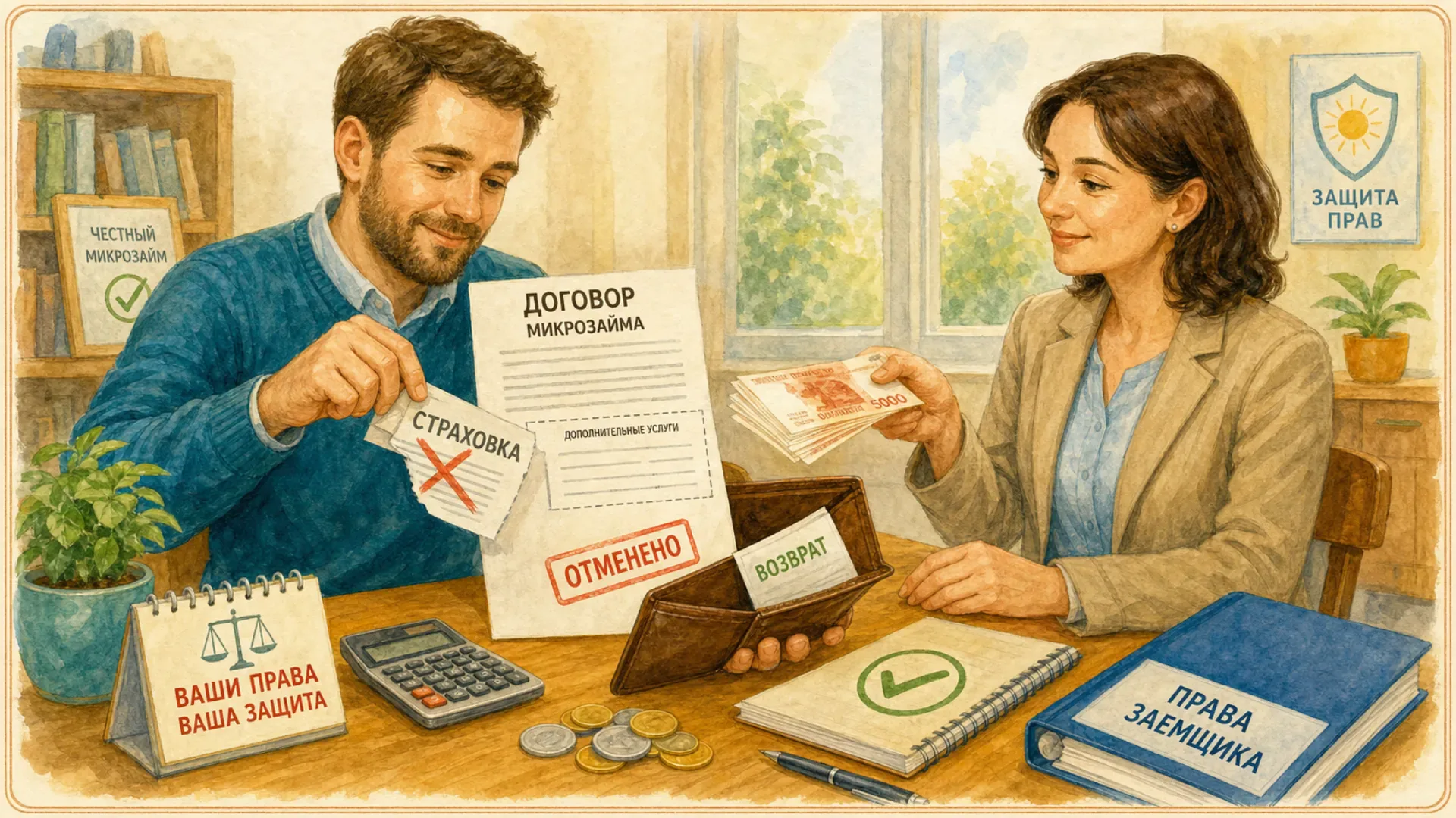 права заемщика по микрокредиту Возврат денег за страховки: как убрать навязанные услуги