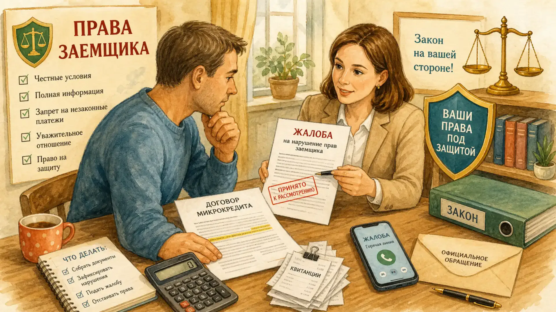 права заемщика по микрокредиту Что делать при отказе МФО соблюдать закон и микрокредит права