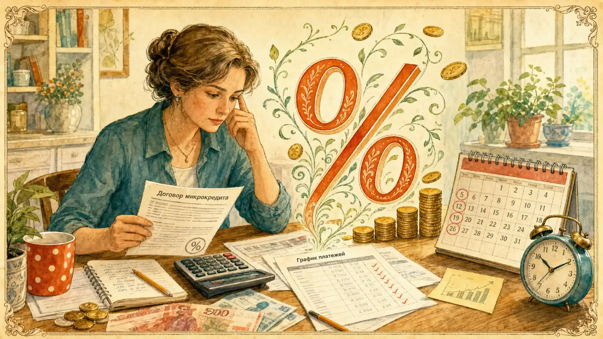проценты по микрокредиту