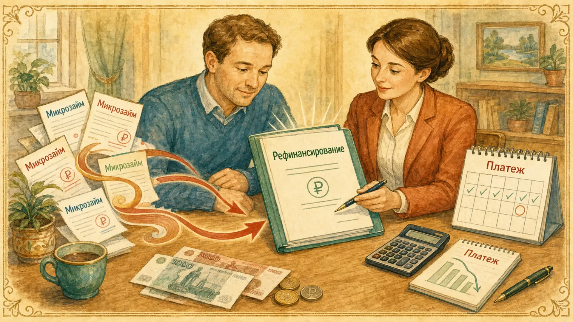 рефинансирование микрокредитов