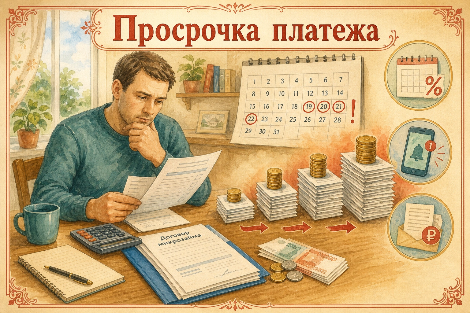 самые лучшие микрозаймы Что происходит с задолженностью при просрочке выплат