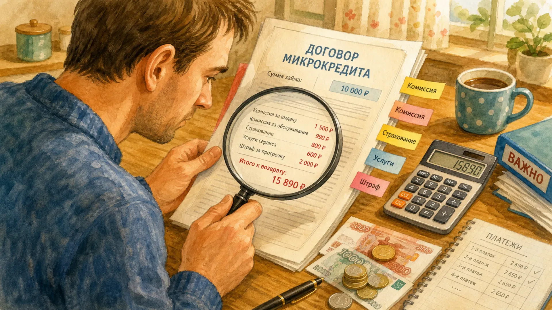 скрытые комиссии микрокредита