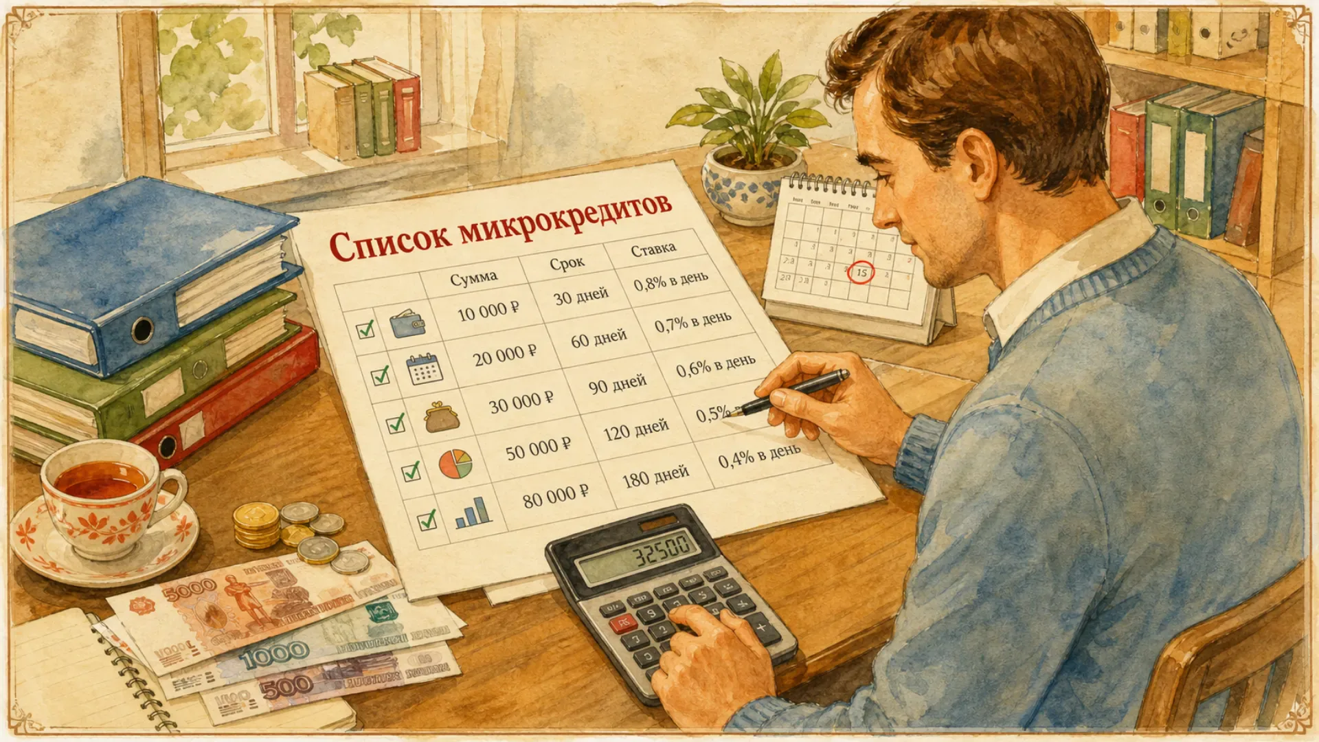 список микрокредитов