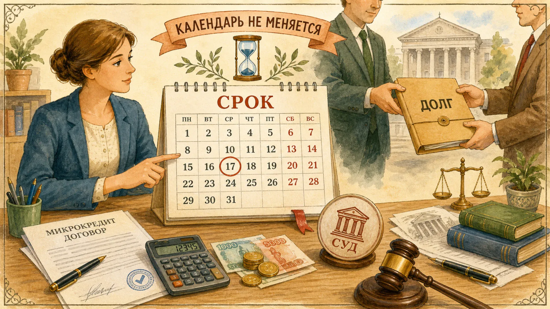 срок исковой давности по микрокредитам Продажа долга коллекторам не меняет календарь для суда